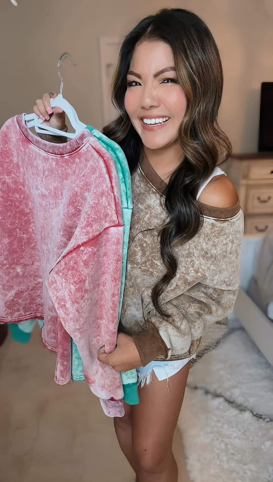 Ash Courtney Oversized Sweatshirt - G Marie's Boutique 