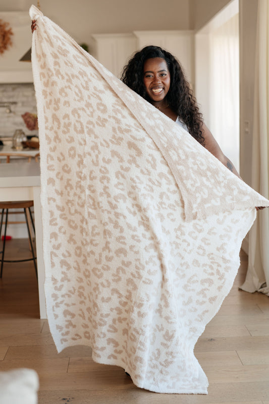 Ari Blanket Single Cuddle Size in Neutral Animal - G Marie's Boutique 